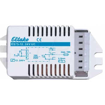 Eltako ES75-12..24V UC relé de impulso (V)1S lâmpadas sem potencial 10A 60100055 1 (60100055)
