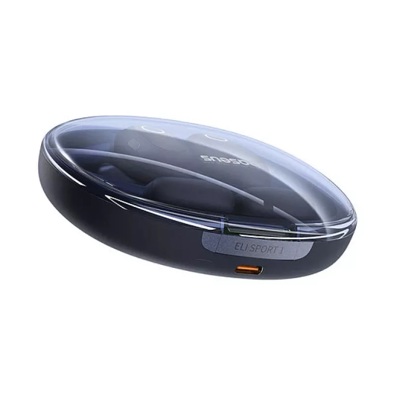 Baseus Eli Sport 1 Open-Ear TWS Cosmic preto cabo USB
