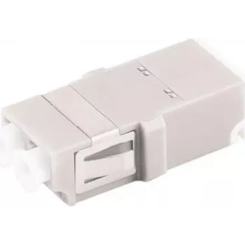 ShiverPeaks S/CONN 07-60034 acoplador de fibra óptica LC-LC Duplex com obturador, bege