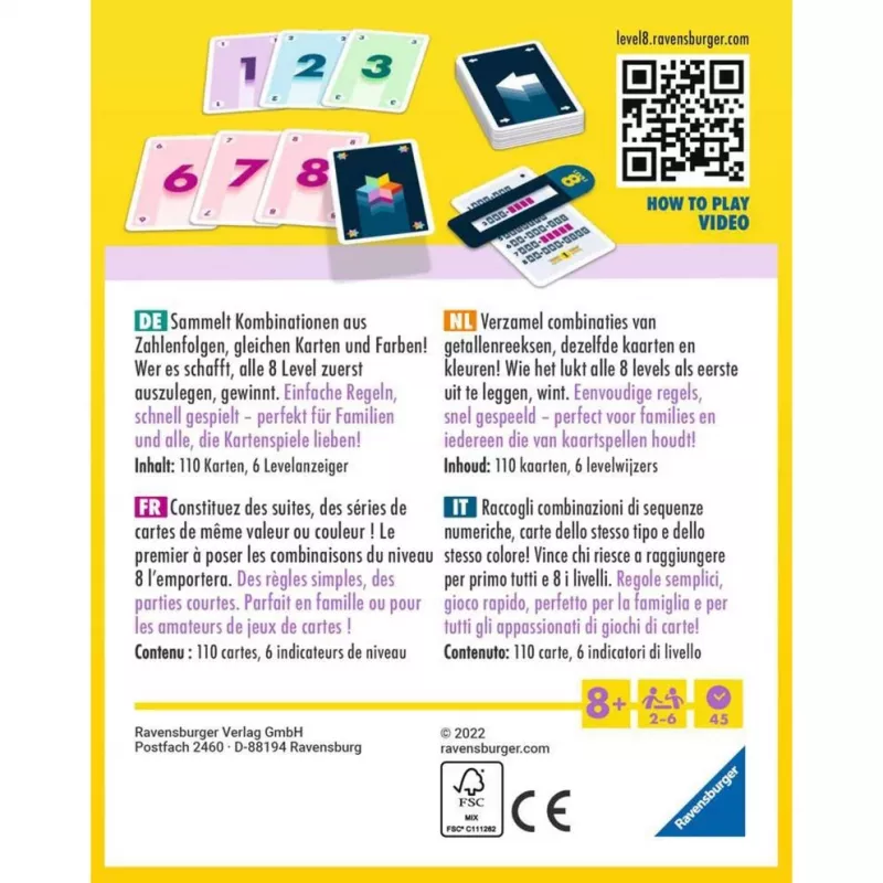 Level 8, jogo de cartas