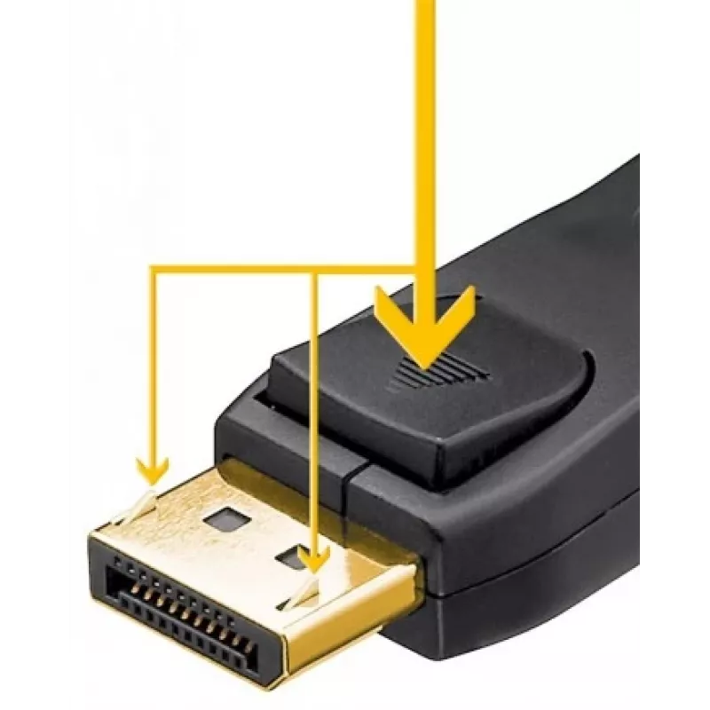 Goobay Cabo DISPLAYPORT 1.4, 5M, 32,4 GBit/s, 8K@60Hz/4K@240Hz