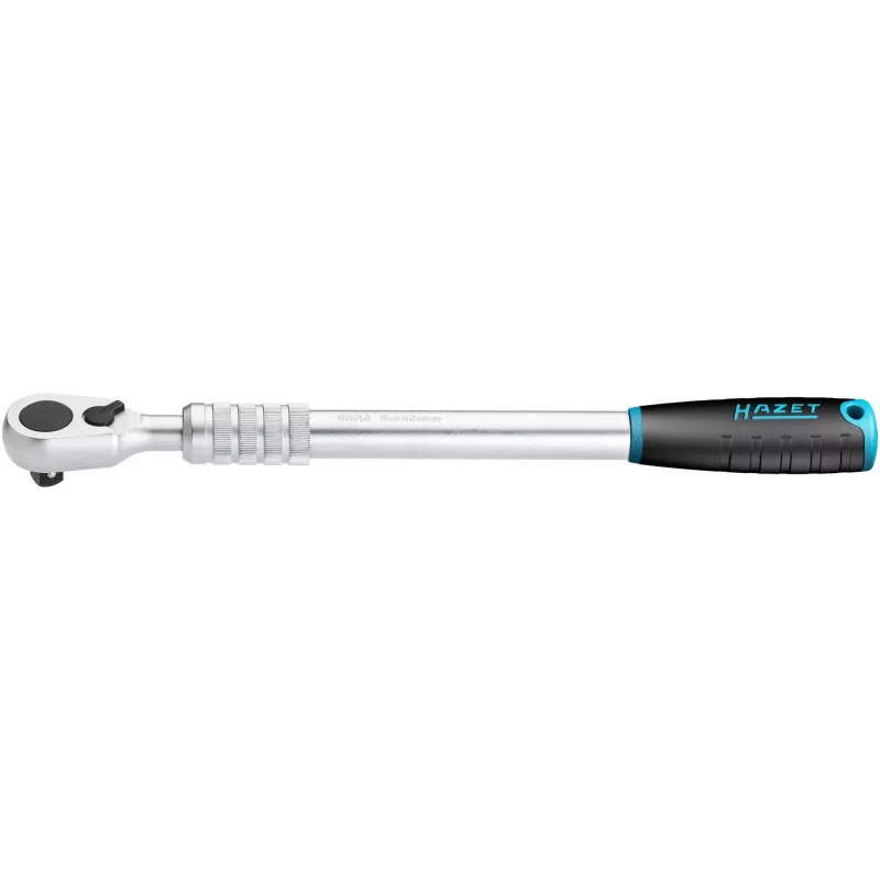 HiPer Feinverzahnter Umschaltknarre 916HPLG, 1/2 (preto/azul, extensível, ângulo de atuação 4°, retenção de esferas)