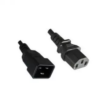 Microconnect PE030620 cabo de alimentação preto 2 m conector fêmea C13 conector fêmea C20