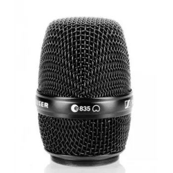 Cápsula de microfone Sennheiser MMD 835-1 BK, cápsula dinâmica cardióide para uso vocal e instrumental