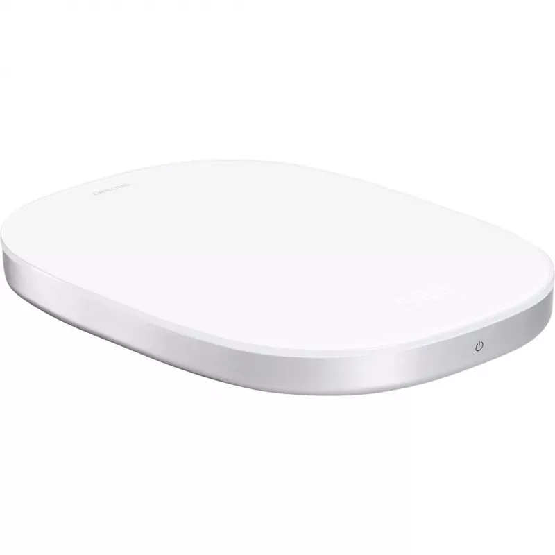 Balança de cozinha eletrónica ZWILLING Enfinigy Prateado Branco — capacidade 10 kg, precisão 1 g, ecrã LCD
