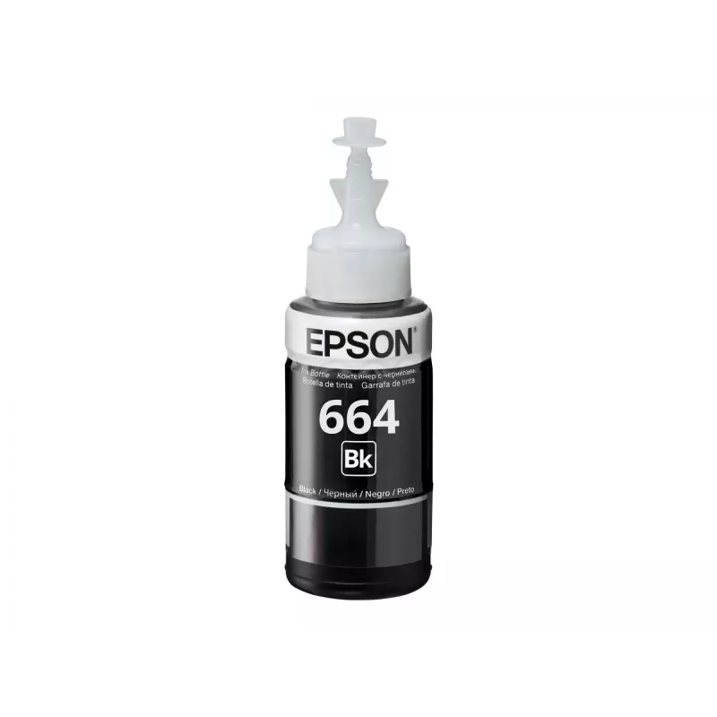 Frasco de tinta Epson T6641 70ml preto