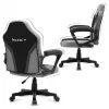 Cadeira gaming para crianças Huzaro HZ-Ranger 1.0 cinzenta Mesh, cinzenta e preta
