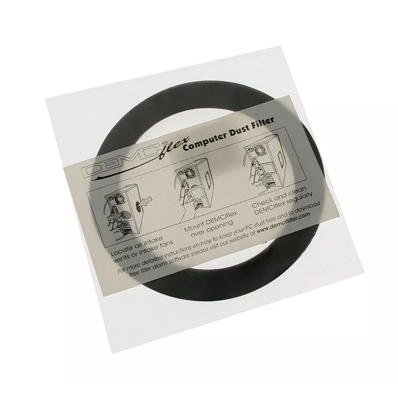 Filtro de poeira redondo DEMCiflex 80 mm — 80 mm redondo