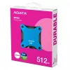 SSD externo ADATA SD620 512 GB, USB 3.2 Gen 2 Micro-USB B, azul, caixa de silicone, resistente a choques
