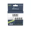 MediaRange MRBAT161 pilhas recarregáveis Li-Ion AA com USB-C, 1,5 V, 1400 mAh, 4 unid.