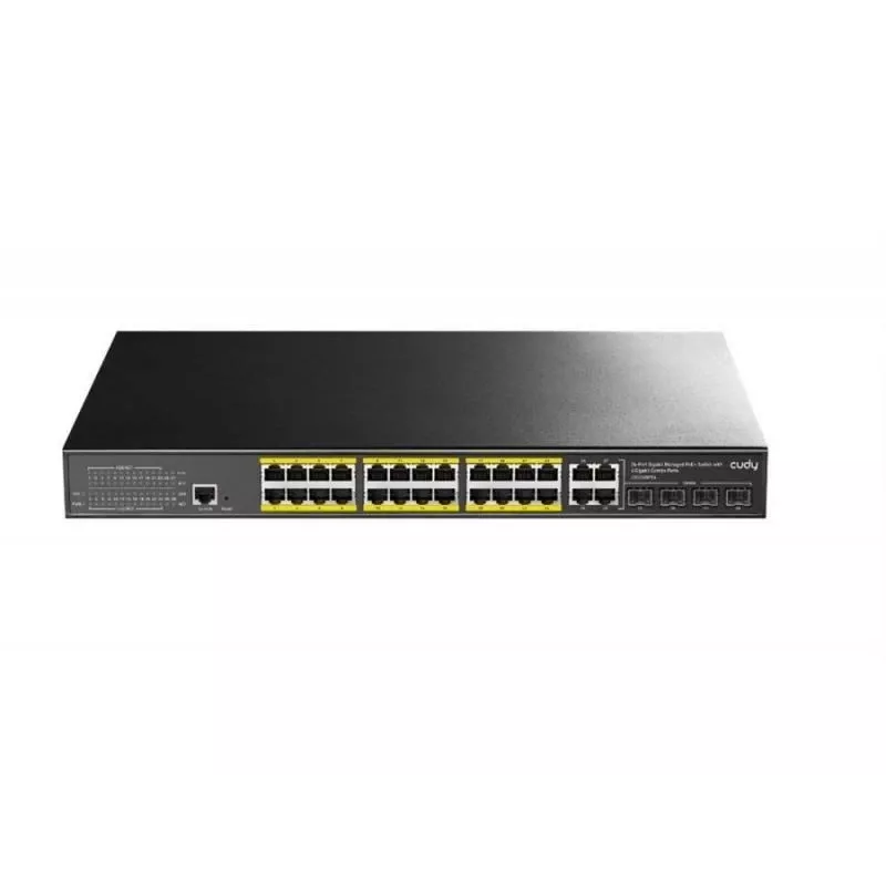 Switch gerido Cudy GS2028PS4 L2 Gigabit Ethernet 24 portas PoE