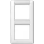 Placa de cobertura para atuador de comutação JUNG AS 582 NA WW branco, duroplasto, 80,5×151,5 mm
