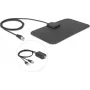 Antena DELOCK 12085 ativa omnidirecional DAB+ DVB‑T2 ganho 5–25 dB