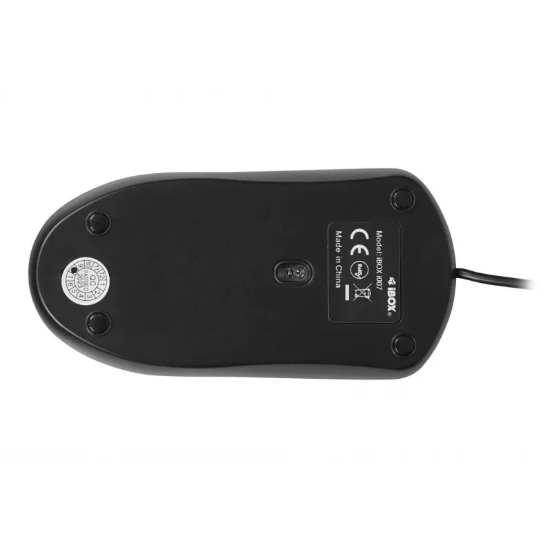 iBOX i007 rato ótico com fio, preto