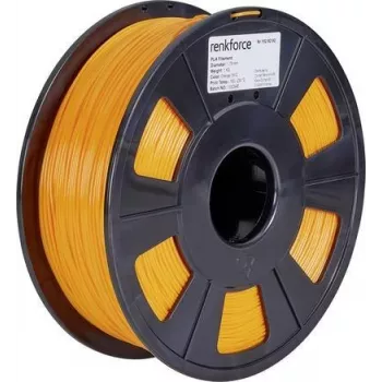 Material de impressão 3D Renkforce RF-4511208 ácido polilático (PLA) laranja 1 kg (RF-4511208)