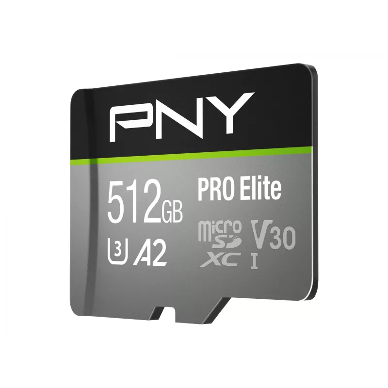 Memória flash PNY 512GB microSDXC Class 10 P-SDUX512U3100PRO-GE