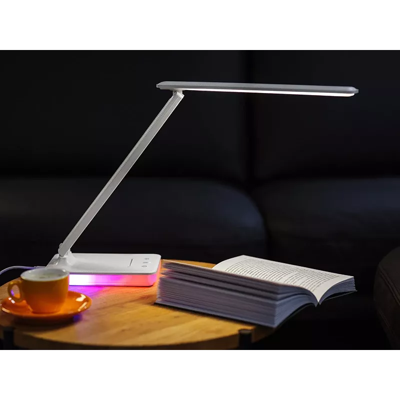Candeeiro de secretária LED Tracer 47705 Prisma branco