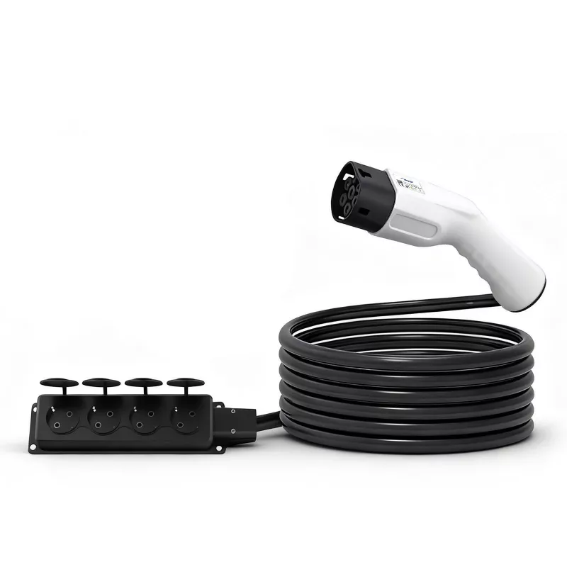 AKYGA AK-SC-E27 V2L Adaptador Type 2 para 4x Schuko 16A 3m