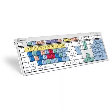 Logickeyboard LKB-CBASE-CWMU-DE escritório USB QWERTZ alemão multicolor
