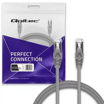 Cabo de rede QOLTEC 54529 2xRJ45 CAT5e 5m preto