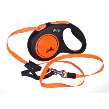 FLEXI new Neon M - trela automática para cães - 5 m