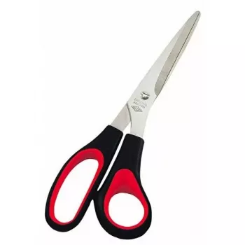 Tesoura reta WEDO 976 8 preto vermelho