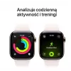 Apple Watch Series 11 GPS + Cellular 46 mm caixa de titânio dourado com bracelete desportiva rosa-claro S/M