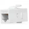 UBIQUITI CAT6 KEYSTONE COUPLER, PACK DE 12. ACOPLADOR KEYSTONE CAT6 PASSANTE PARA LIGAR SEM PROBLEMAS CABOS ETHERNET PRÉ-TERMINADOS