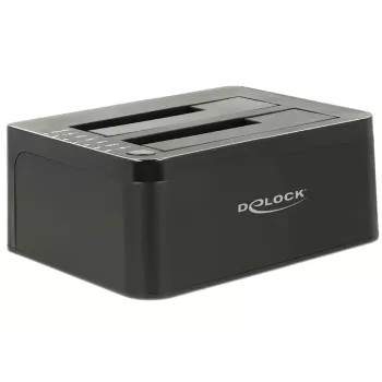 Delock docking station USB 3.0 dupla para 2x SATA HDD / SSD com função de clonagem