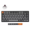 Teclado Keychron K2 Max universal RF sem fios QWERTY inglês preto cinzento 75% mecânico