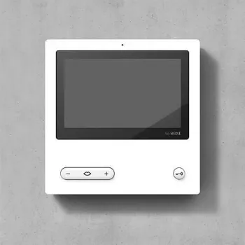 Siedle BVPC 850-0 W - 17,8 cm (7 polegadas) - branco - touch - posto interior - AC/DC - 20 - 30 V