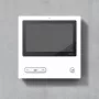 Siedle BVPC 850-0 W - 17,8 cm (7 polegadas) - branco - touch - posto interior - AC/DC - 20 - 30 V