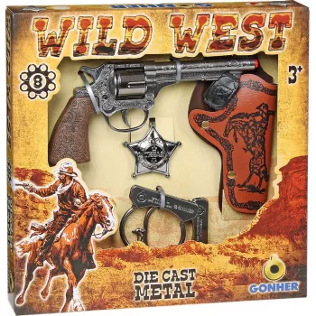 Conjunto cowboy de brinquedo Gonher modelo 239850 – acessório de fantasia para crianças