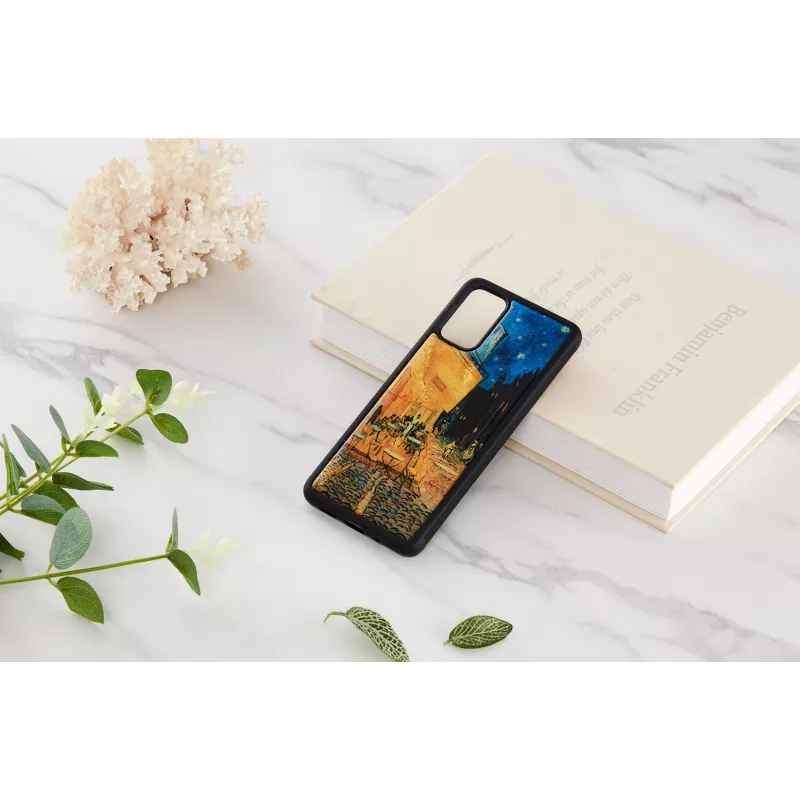 Capa de proteção iKins para Samsung Galaxy S20+ — preto Cafe Terrace