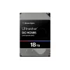 WD Ultrastar DC HC555 - Disco rígido - centro de dados - 18TB - interno - 3,5 (8,9 cm) - SAS 12Gb/s - 7200 rpm - Memória intermédia: 512MB (0B47747)