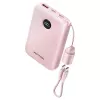 Powerbank Vention FKAP0-C 10000 mAh, 2× USB-C + 1× USB-A, 22,5 W, rosa