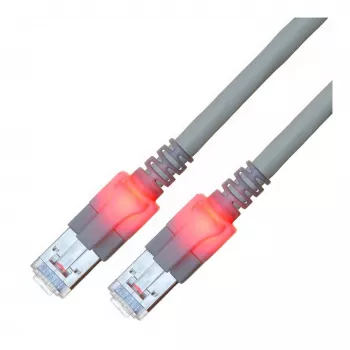 Cabo de patch Ethernet Easylan CS1OACDCD0025 cinzento