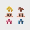 Marioinex Mini Waffle Princess Fantasy Torre, blocos de construção de 148 peças