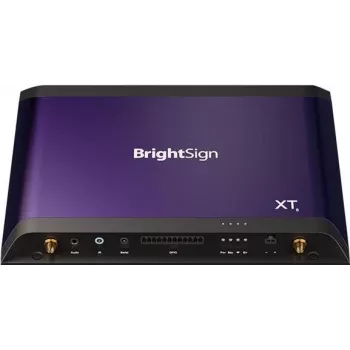 Reprodutor Digital Signage BrightSign XT2145 Reprodução de vídeo 4K com suporte HTML5