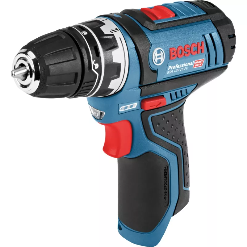 Bosch GSR 12V-15 FC Professional 1300 rpm sem chave 600 g preto, azul