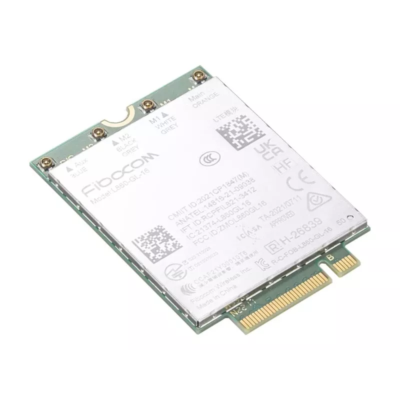 Placa WWAN interna Lenovo 4XC1K20995, 1000 Mbit/s, sem fios, M.2
