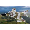 Cobi Blocks F-4M Phantom II modelo de avião militar, conjunto de construção com 728 peças