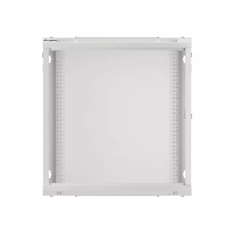 Armário de instalação de parede Lanberg 19'' 12U 600x600mm cinzento (porta de vidro)