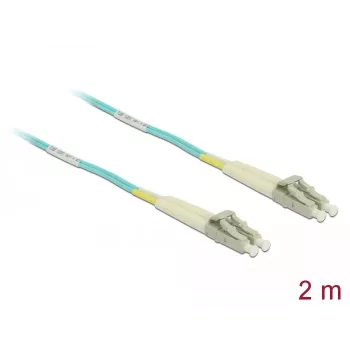 Cabo de fibra ótica DELOCK LC para LC multimodo OM3 2 m