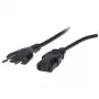 Cabo de alimentação ShiverPeaks BSCH60006-S 1,8 m conector fêmea C13