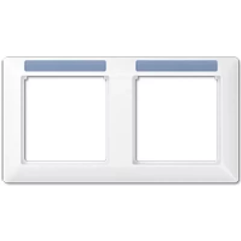 JUNG AS 5820 BF INA WW. Cor do produto: branco, compatibilidade de marca: JUNG, material: termoplástico. Largura: 80,5 mm, altura: 151,5 mm (AS5820BFINAWW)