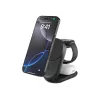 Carregador de interior Belkin UltraCharge 25W Qi2 3em1 carregador magnético UE preto redondo