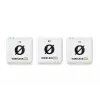 RØDE Wireless ME Dual branco - sistema de microfone sem fios compacto com dois transmissores para gravações de dois canais