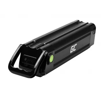 Bateria Green Cell EBIKEGCFSF36V10A 36V iões de lítio integrada preta