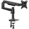 ONKRON MS75-B suporte de secretária para monitor de 17–38" (43,2–96,5 cm), até 11 kg, VESA 75×75–100×100, altura ajustável, inclinável / giratório / rotativo, preto